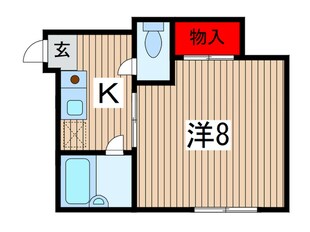 ビラ・イケノベ２号館の物件間取画像